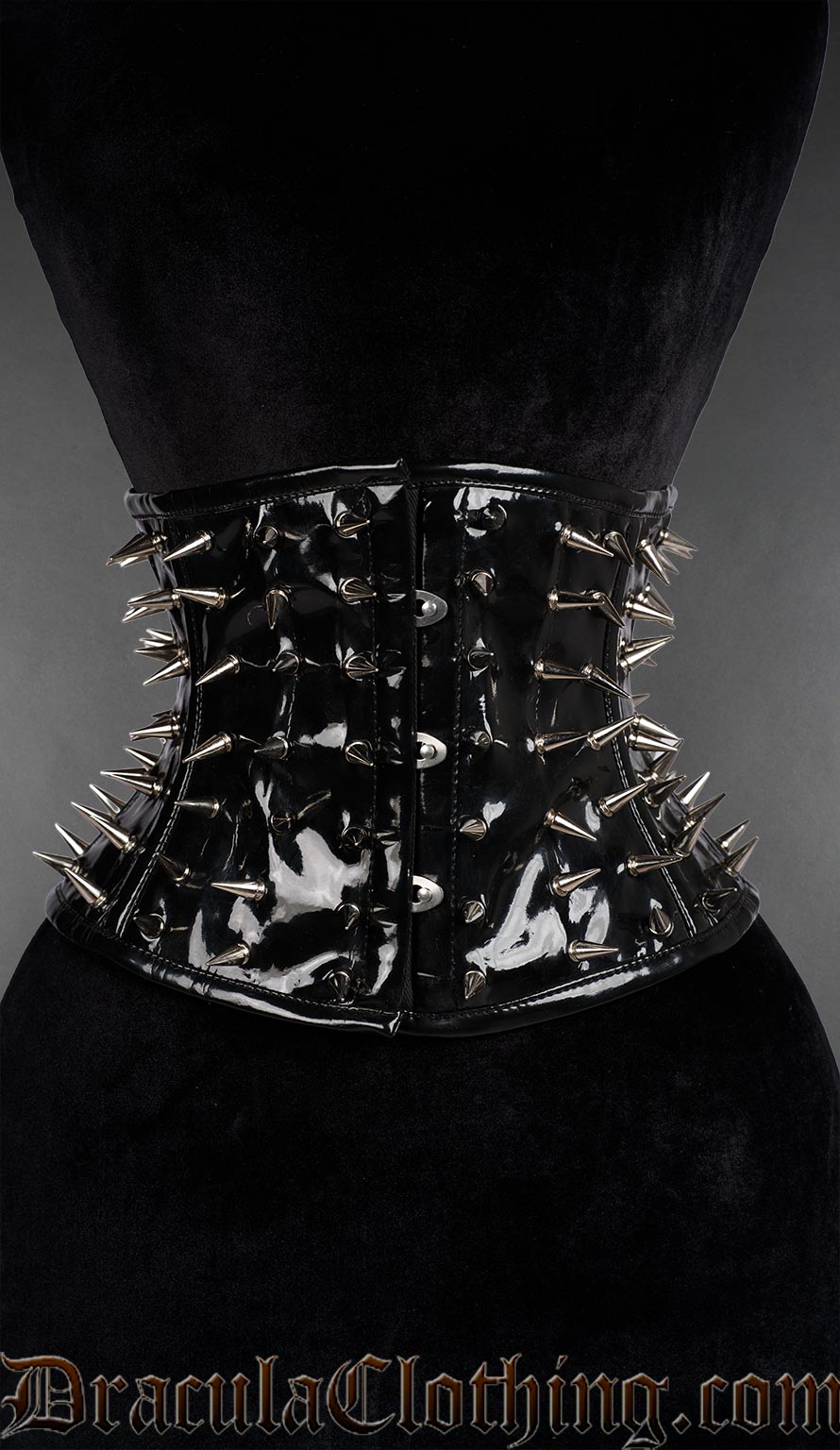 Black Cotton Waist Cincher – DraculaClothing