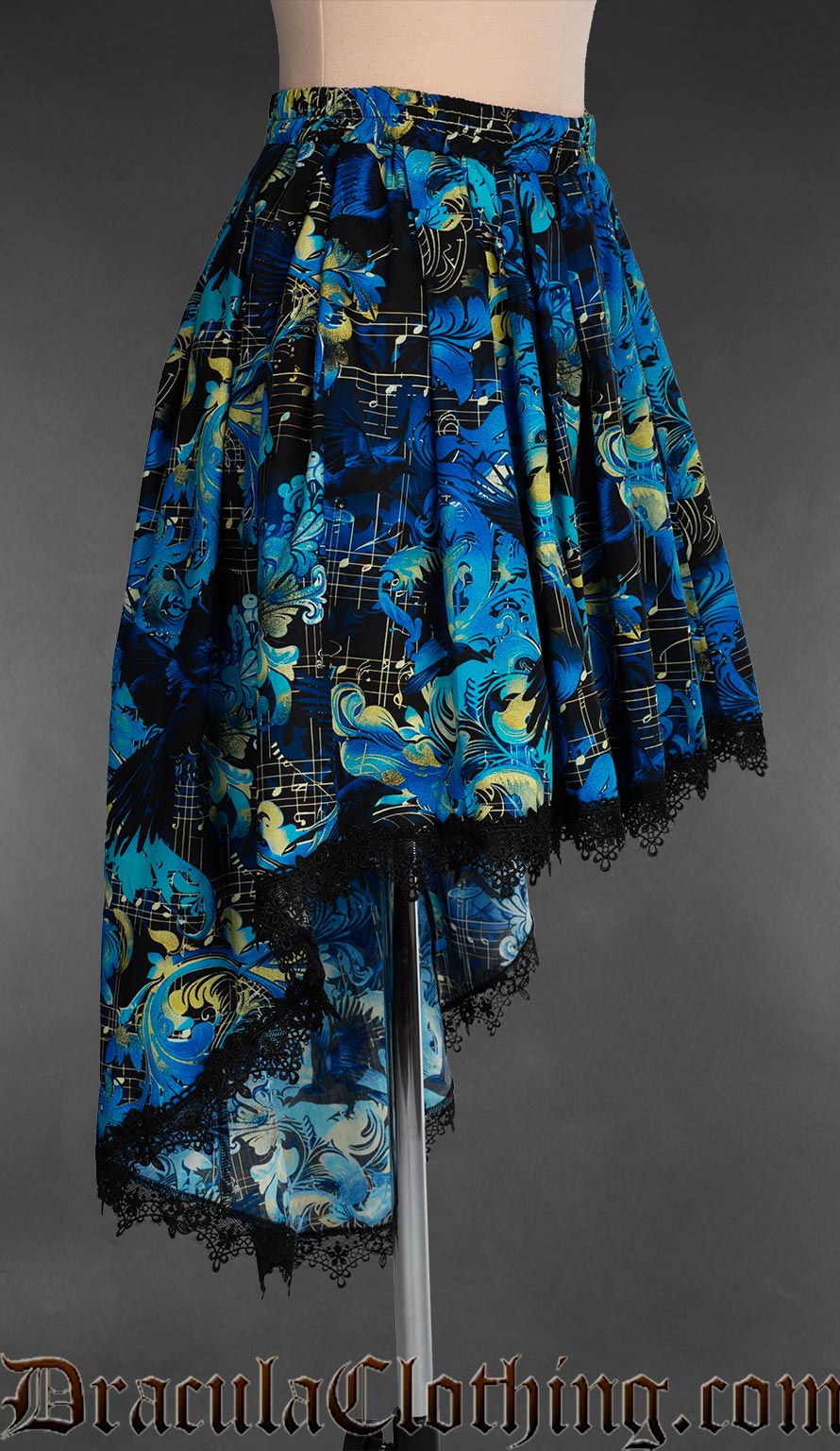 Raven Requiem High Low Skirt