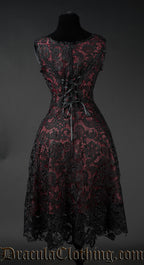 Red Art Deco Dress