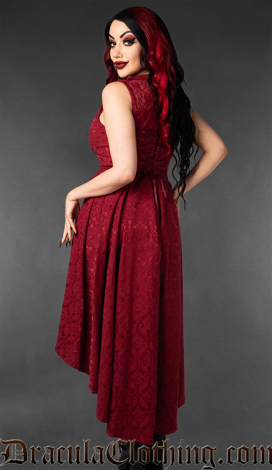 Red Bat Succubus Dress DraculaClothing Red Bat Succubus Dress DraculaClothing