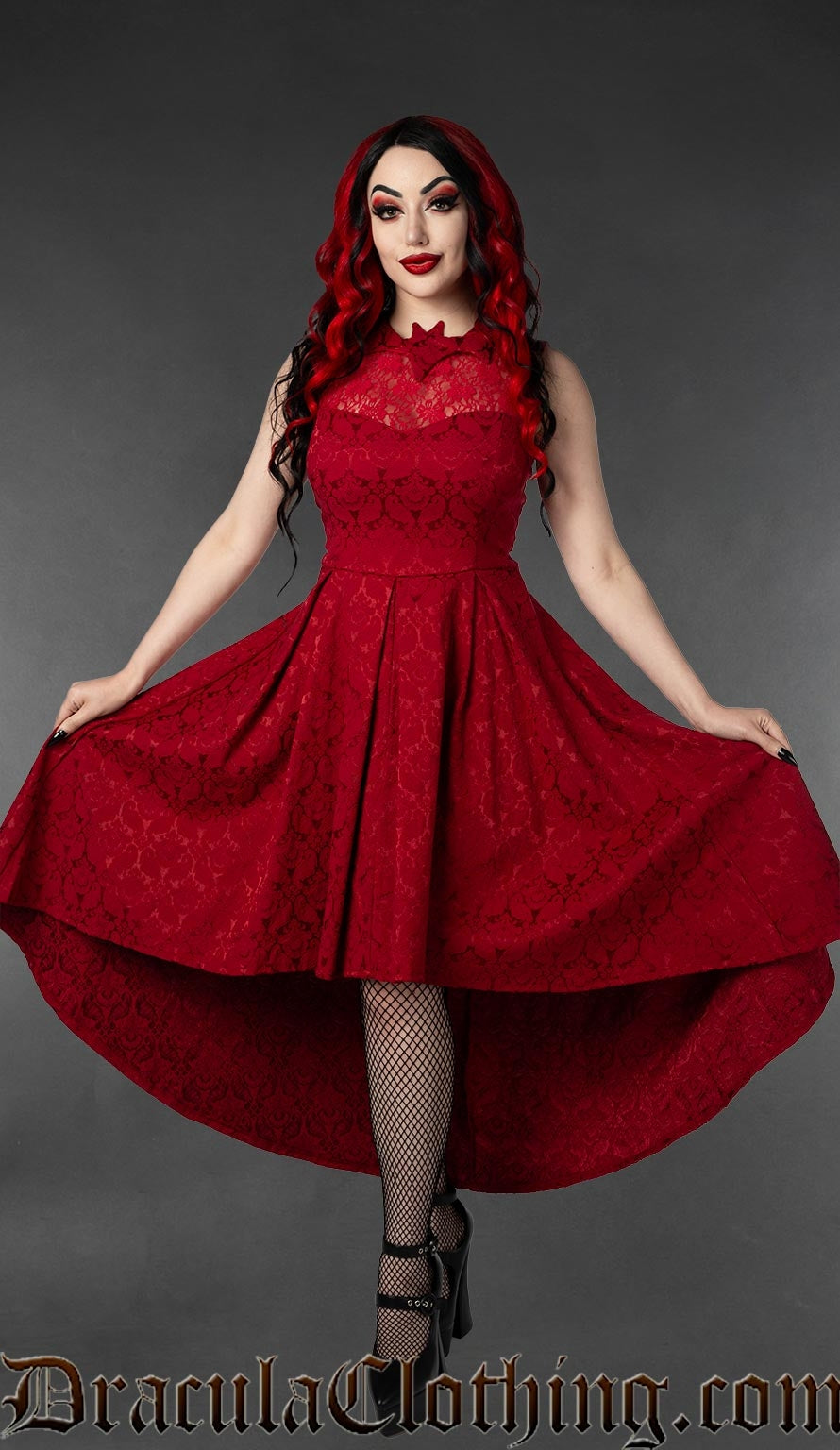 Red Bat Succubus Dress S