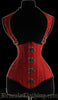 Red Brocade Apocalyptic Clasp Corset