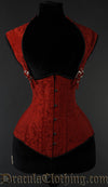 Red Brocade Apocalyptic Corset