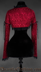 Red Brocade Bolero