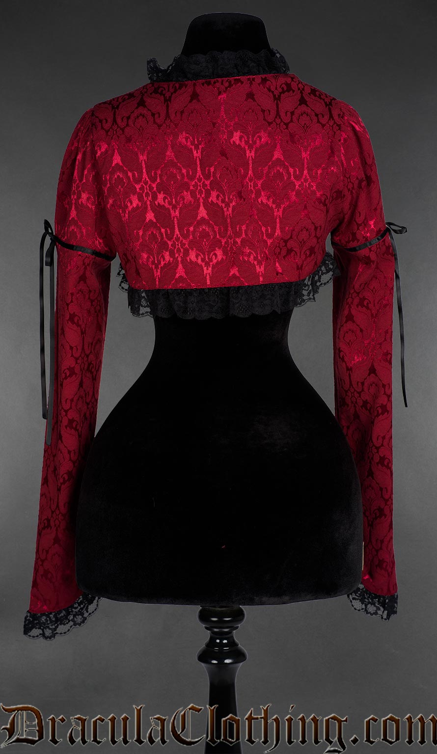 Red Brocade Bolero