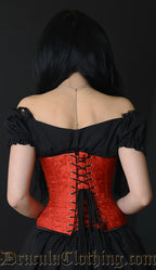 Red Brocade Corset