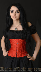 Red Brocade Corset