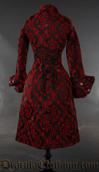 Red Brocade Female Admiral Coat