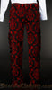 Red Brocade Laced Pants