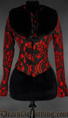 Red Brocade Luscious Jacket