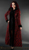 Red Brocade Shieldmaiden Coat