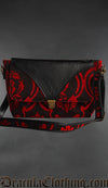 Red Brocade Shoulder Bag