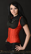 Red Brocade Shoulder Corset