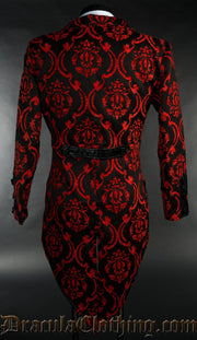 Red Brocade Tailcoat