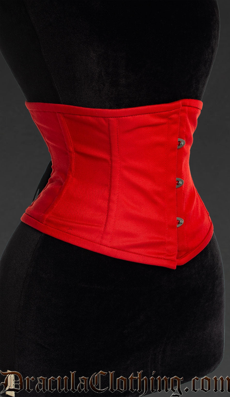 Red Cotton Waist Cincher