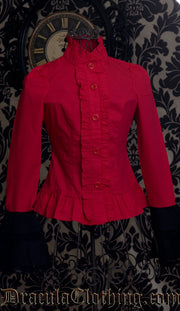 Red Cravat Blouse