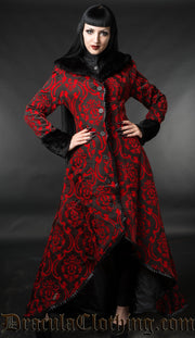 Red Evil Princess Coat