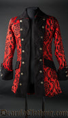 Red Jacquard Pirate Jacket