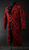 Red Jacquard Tailcoat