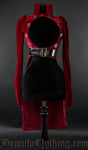 Red Openbust Tailcoat