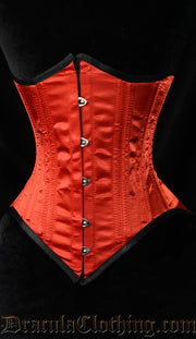 Red Dramatic Points Underbust Corset