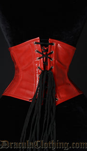 Red PVC Waist Cincher