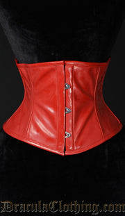 Red PVC Waist Cincher