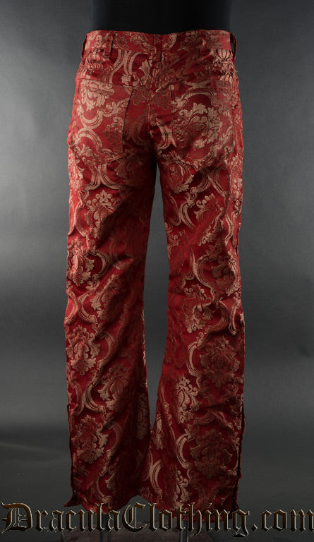 Red Royal Pirate Officer Pants