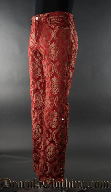 Red Royal Pirate Officer Pants