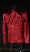 Red Satin Cravat Shirt