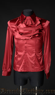 Red Satin Marquis Shirt