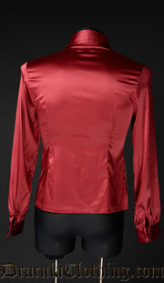 Red Satin Marquis Shirt