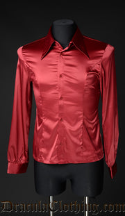 Red Satin Marquis Shirt