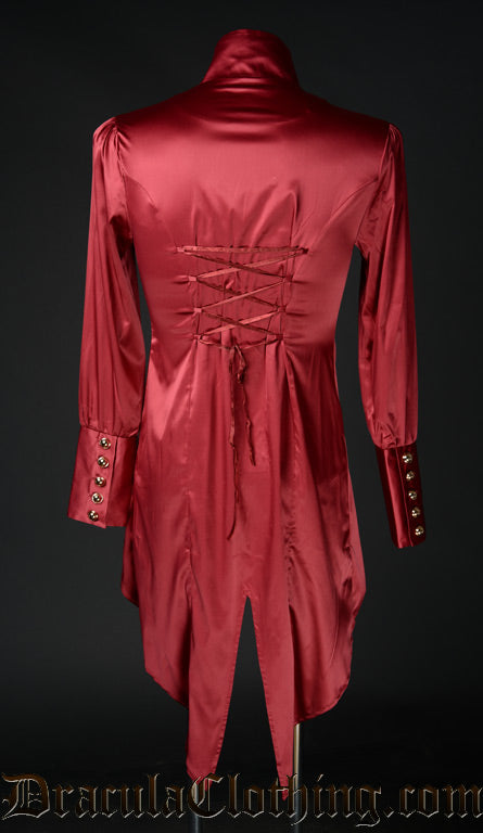 Red Satin Regal Shirt