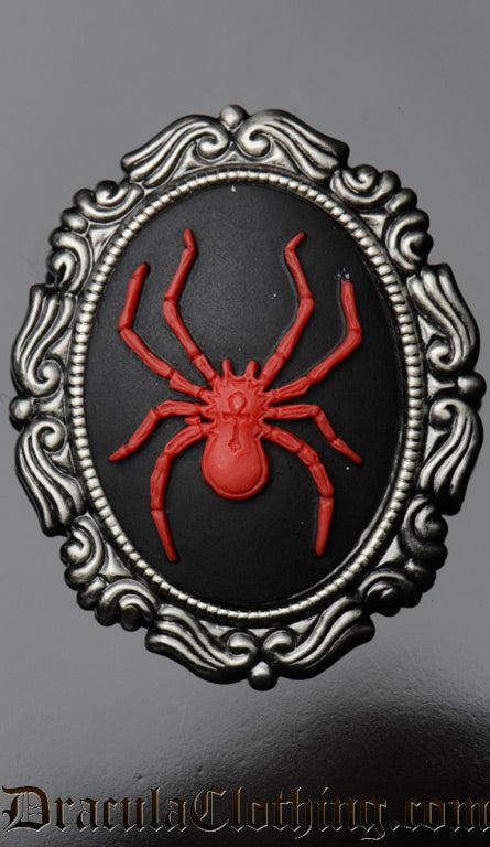 Red Spider Brooch