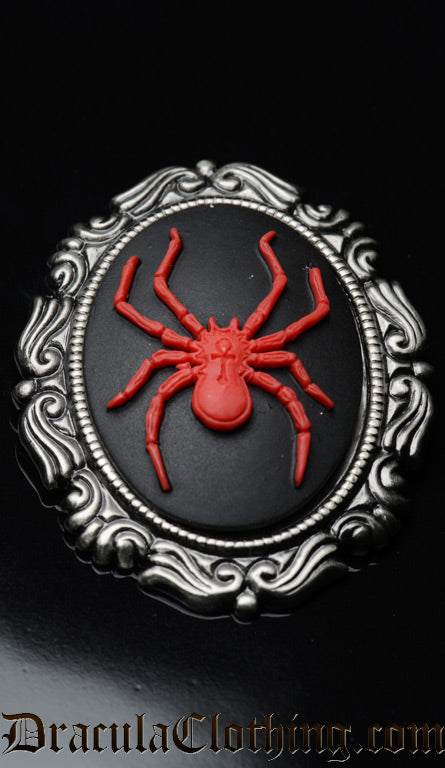 Red Spider Brooch
