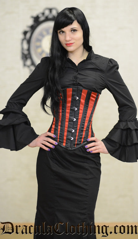 Red Striped Corset