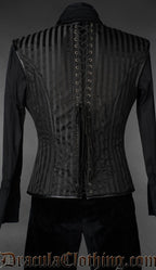 Red Striped Corset Vest