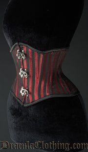 Red Stripes Extreme Waist Clasp Cincher