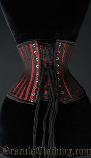 Red Stripes Extreme Waist Clasp Cincher