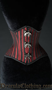 Red Stripes Extreme Waist Clasp Cincher