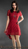 Red Sweet Lace Dress