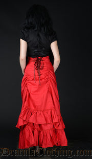 Red Two Layer Skirt