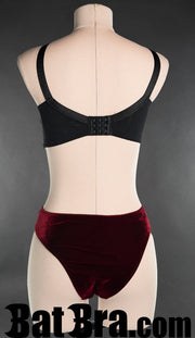 Red Velvet Harness Bra