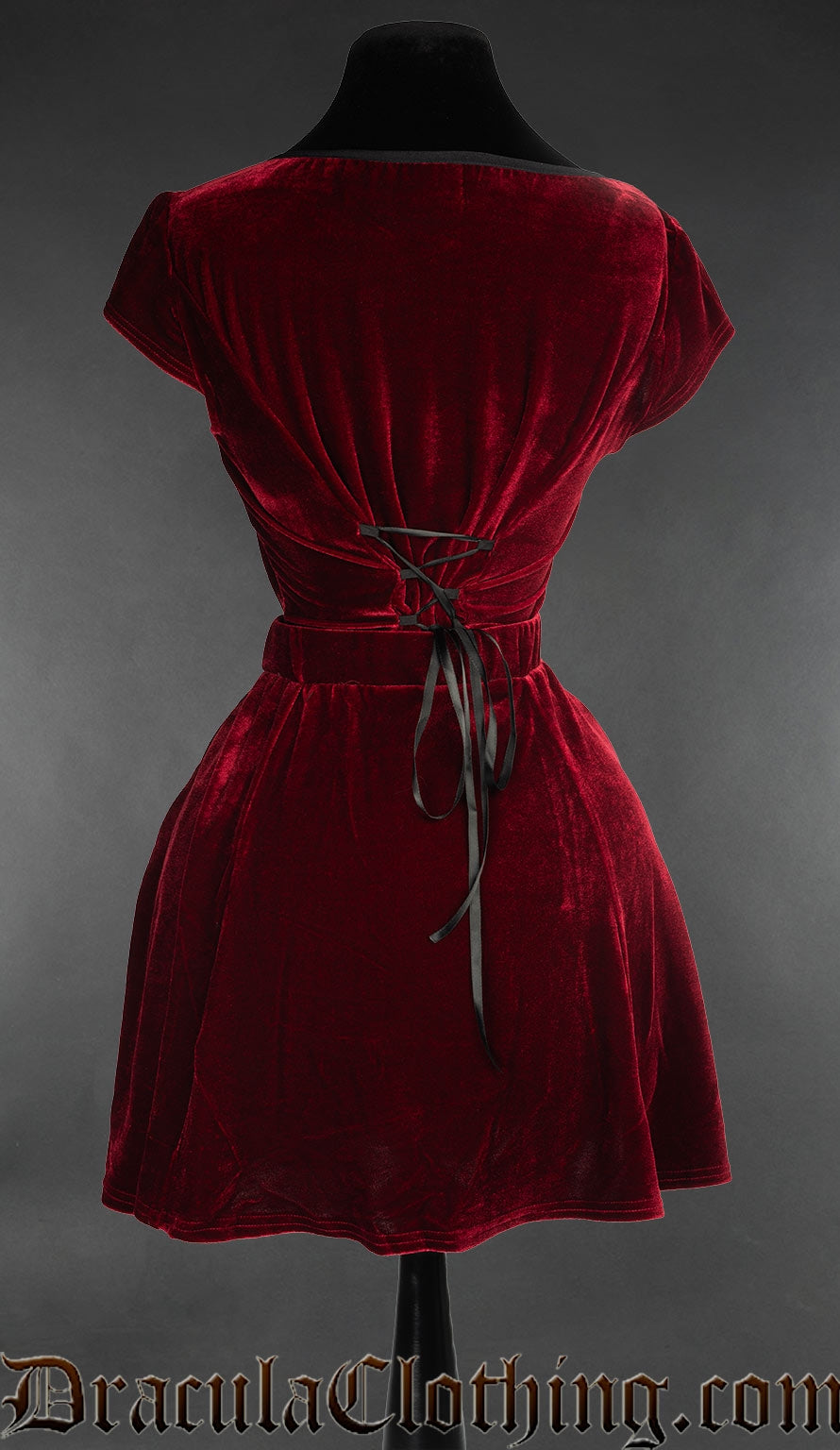 Red Velvet Short Skirt – DraculaClothing Red Velvet Short Skirt – DraculaClothing