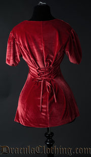 RED VELVET TUNIC