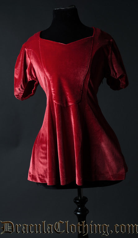RED VELVET TUNIC