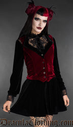 Red Velvet Vest