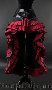 Black and Red Vex Skirt