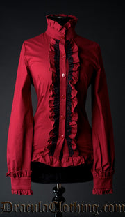 Red Victorian Blouse